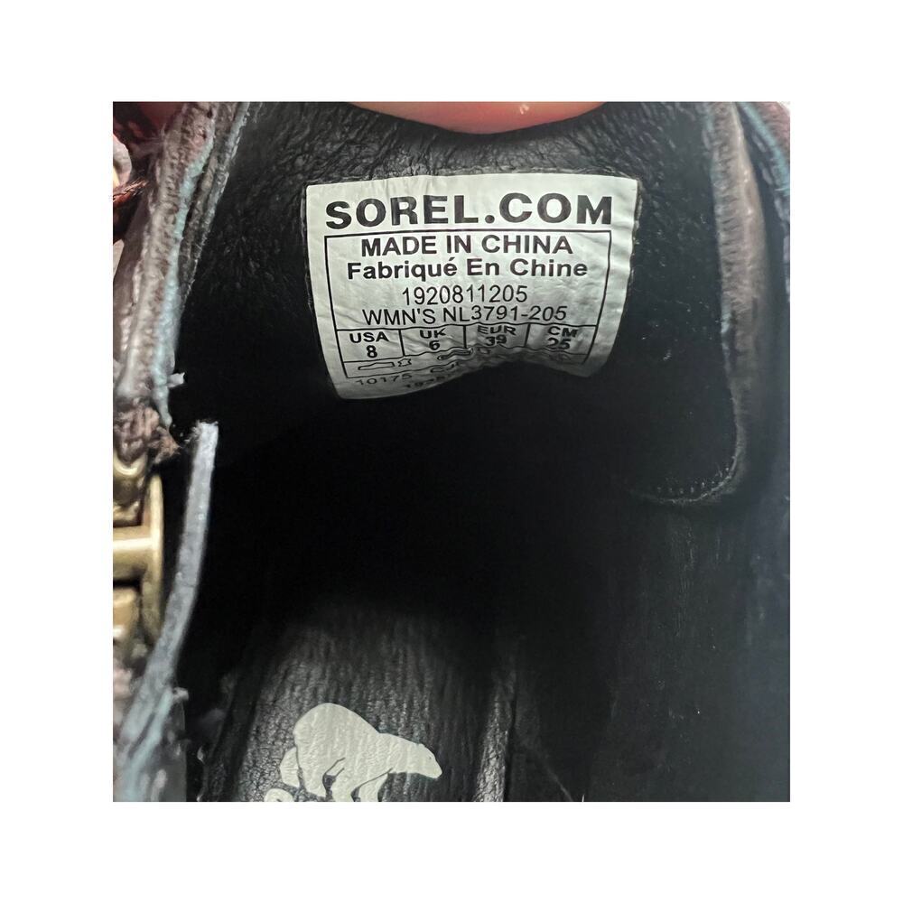 Sorel Joan uptown lace bootie women's size 8 - Picture 8 of 9